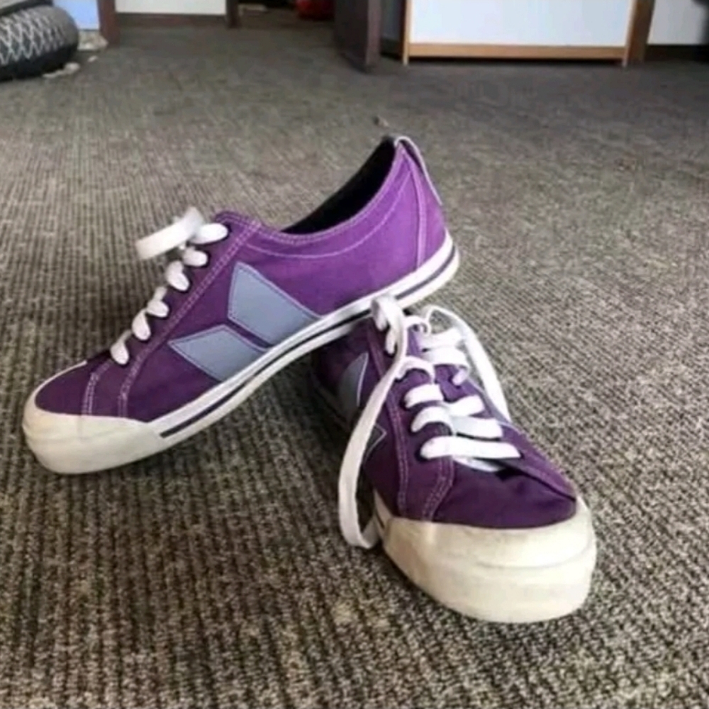 RARE Macbeth Vegan Purple Skater Shoes Size 9 Women's